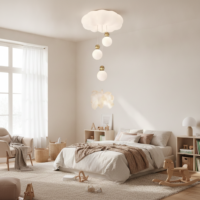 Lustra LED 100W Noris Globe 3 White, Telecomanda