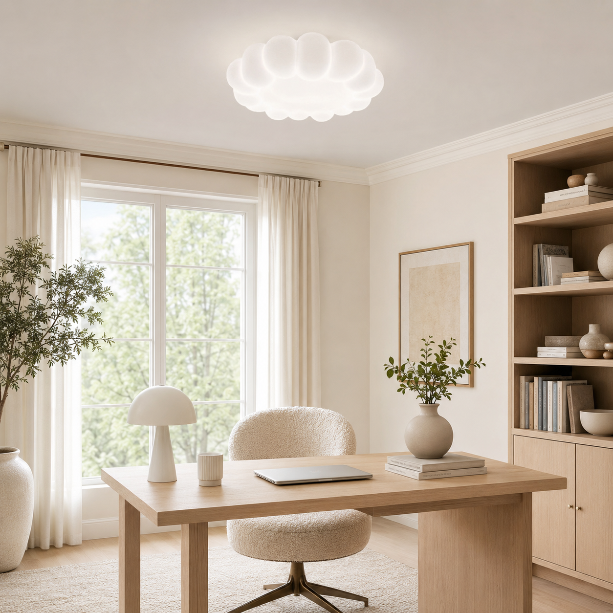 Lustra LED 76W Noris White, Telecomanda Lustra LED 76W Noris White, Telecomanda