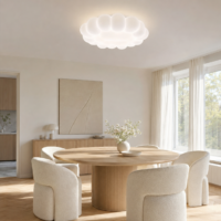 Lustra LED 76W Noris White, Telecomanda