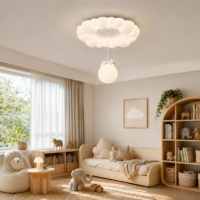 Lustra LED 84W Noris Bear White, Telecomanda