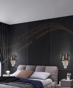 aplica led perete cu cristal