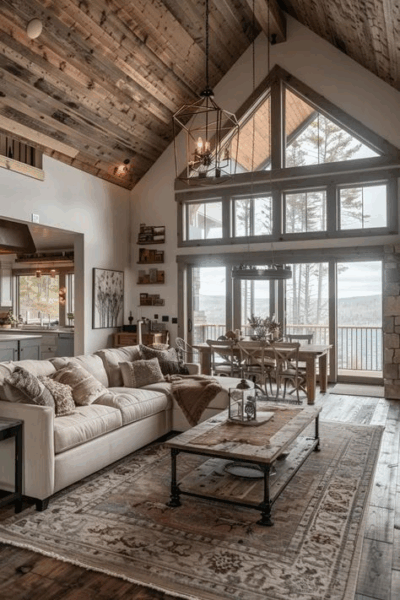 Amenajare living open space: poze si idei din care sa te inspiri