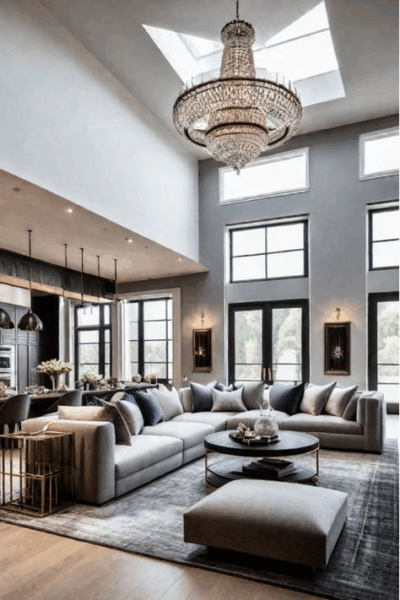 Amenajare living open space: poze si idei din care sa te inspiri