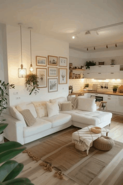 Amenajare living open space: poze si idei din care sa te inspiri