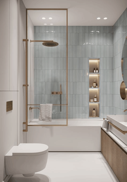Amenajari bai mici de apartament: poze si idei din care sa te inspiri
