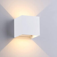 Aplica LED Exterior Cube White 6 W
