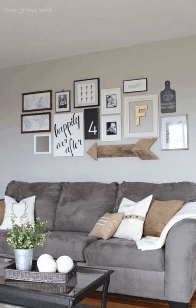 Idei decorare perete living: poze si sfaturi din care sa te inspiri