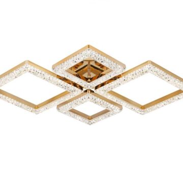 Lustra LED 100 W Ceiling 4 Glam Auriu