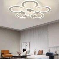 Lustra LED 210 W Circle Star White