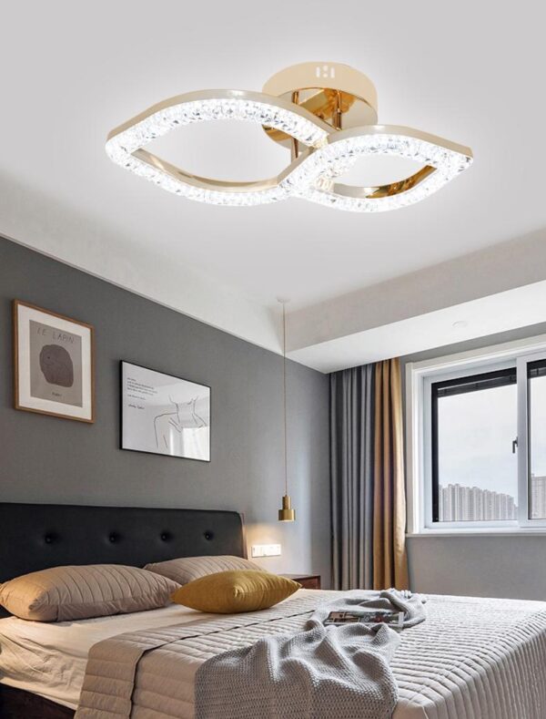 Lustra LED 48W Ceiling Eyes 2 Auriu, Telecomanda