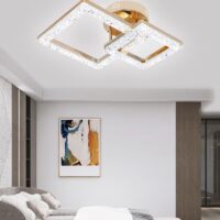 Lustra LED 50 W Ceiling 2 Glam Auriu
