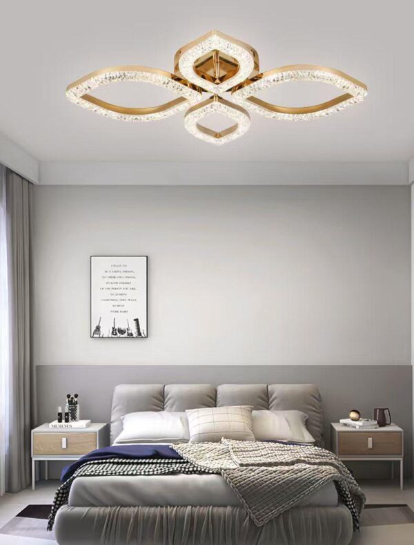 Lustra LED 96W Ceiling Eyes 4 Auriu