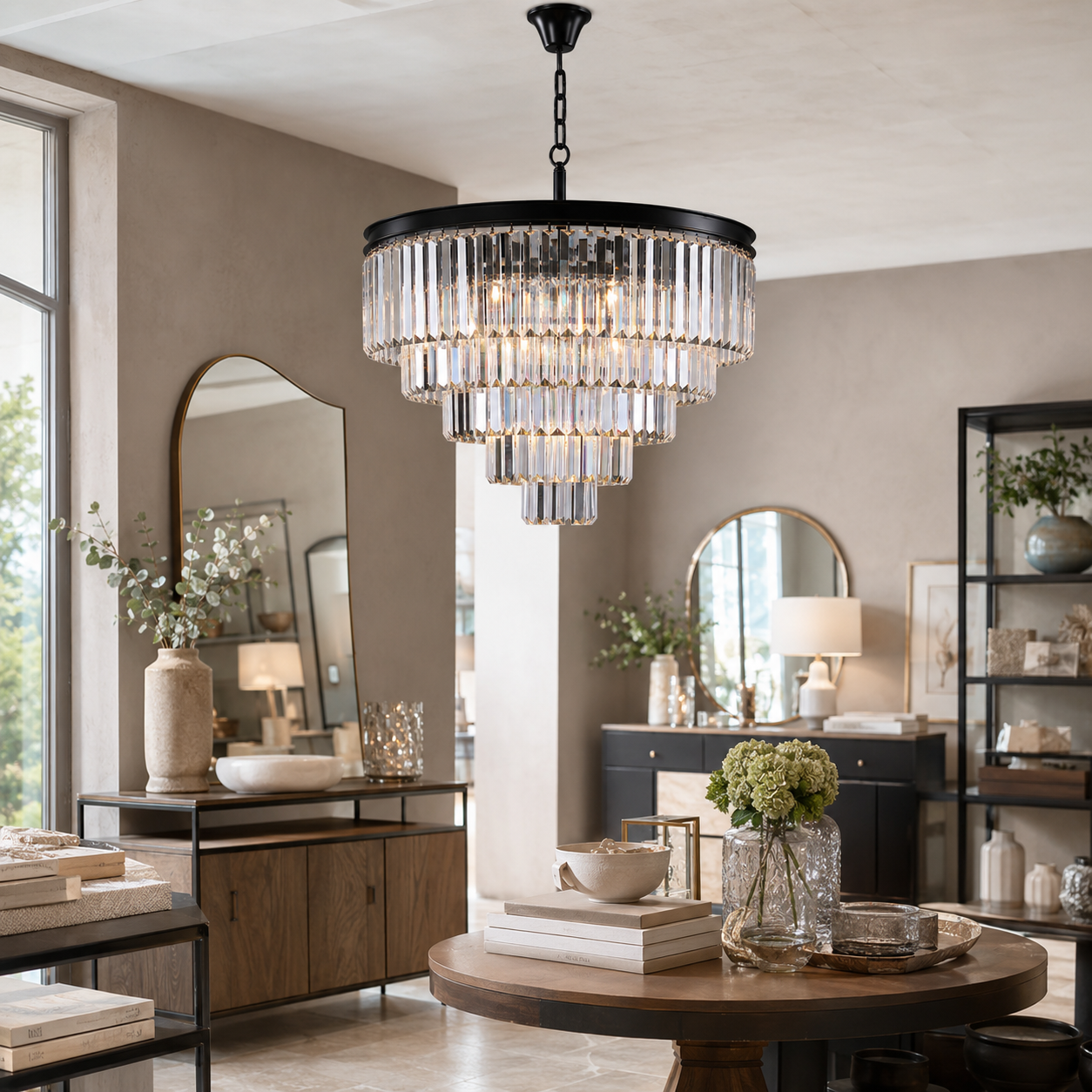 Candelabru Noir Diamond Black 600 Candelabru Noir Diamond Black 600