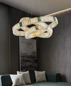Candelabru LED 156 W Crystals Mozaique Gold 3