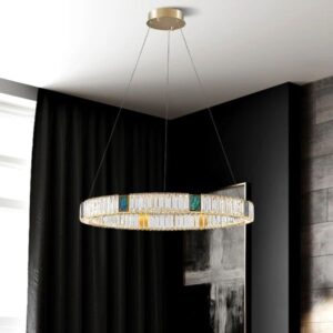 Candelabru LED 36 W Crystals Mozaique Gold