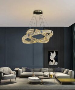 Candelabru LED 84 W Crystals Mozaique Gold 2
