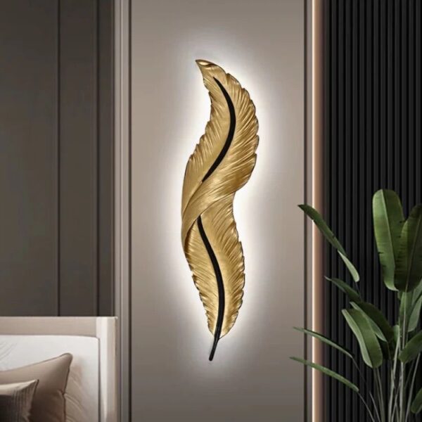 Aplica LED 25W Gold Feather Mini - imagine 2