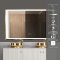 Oglinda LED 51W baie Elegance 110X70 LDPOD058-101