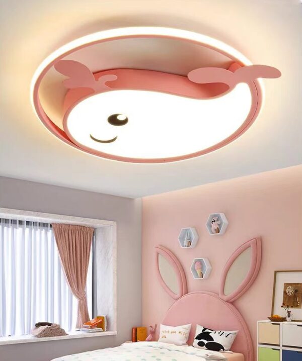 Lustra LED Whale Pink