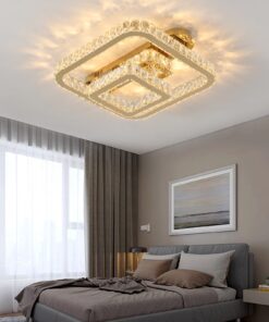 Lustra LED 108W Krystal Geometric Gold