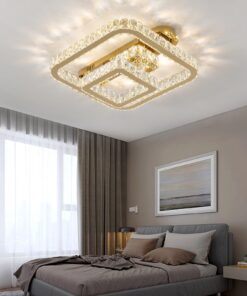Lustra LED 108W Krystal Geometric Gold