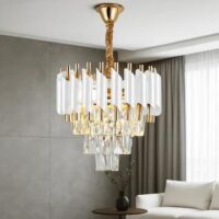 Candelabru Bohemian White 300