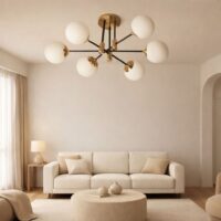 Lustra Classic Lines Globuri 6, Abajur inclus