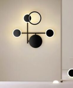aplica perete led space slim mini negru