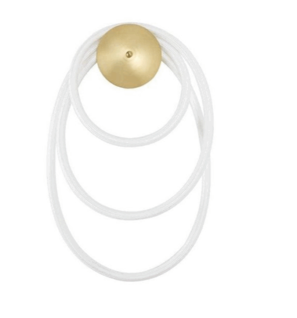 Aplica LED Round Cable Gold