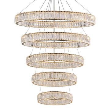 Candelabru LED 280W Minimalist Cristal Gold 5