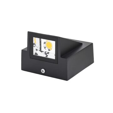 Aplica LED 5W Exterior One Side Black