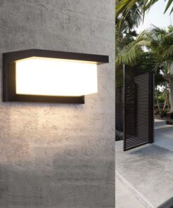 Aplica LED 7W Exterior Edge Black