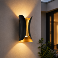 Aplica LED 10W Exterior Eclipse Black RF