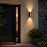 Aplica LED 10W Exterior Eclipse Black RF