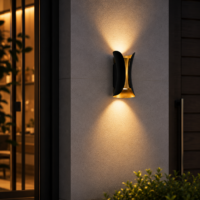 Aplica LED 10W Exterior Eclipse Black RF