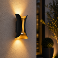 Aplica LED 10W Exterior Eclipse Black RF