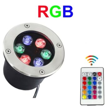 Spot LED Exterior 6W Pardoseala Incastrabil RGB