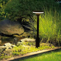 Stalp LED Gradina Mercury Black 5 W