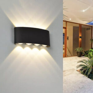 Aplica LED 8W Exterior Shadow Black