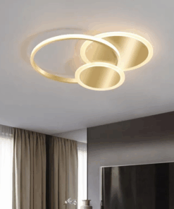 Lustra LED 100W Nuvia 3 Round Auriu