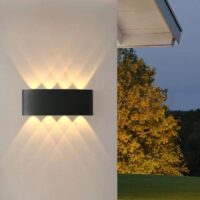 Aplica LED 8W Exterior Shadow Black