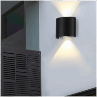 Aplica LED 2W Exterior Shadow Black