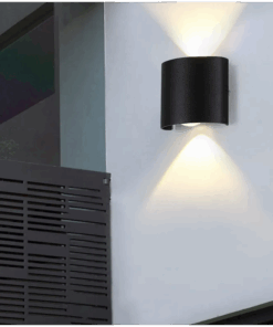 Aplica LED 2W Exterior Shadow Black