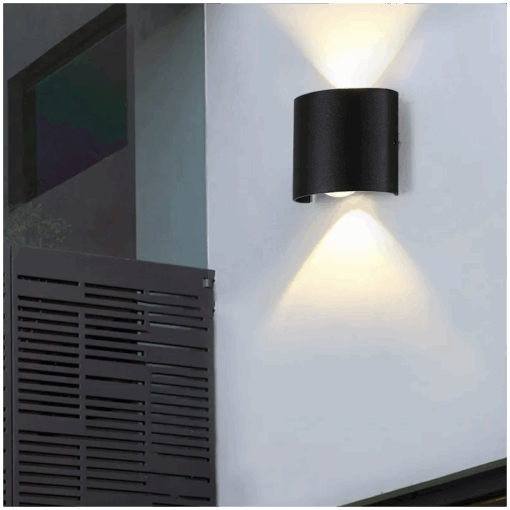 Aplica LED 2W Exterior Shadow Black