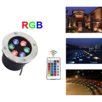 Spot LED Exterior 6W Pardoseala Incastrabil RGB