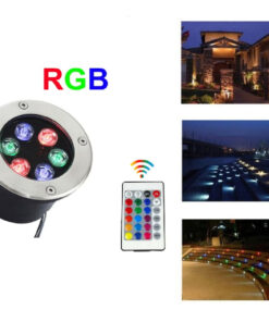Spot LED Exterior 6W Pardoseala Incastrabil RGB