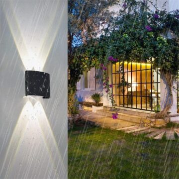 Aplica LED 4W Exterior Shadow Black