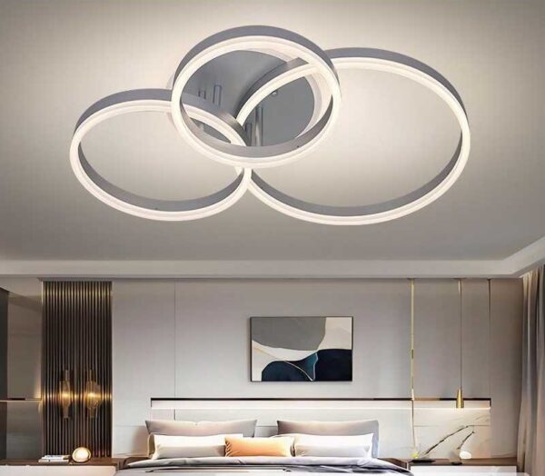 Lustra LED 160W Minimalist 3 Silver