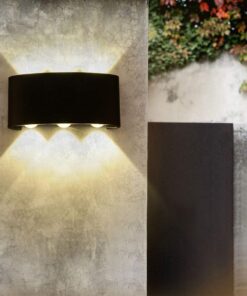 Aplica LED 6W Exterior Shadow Black