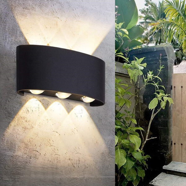 Aplica LED 6W Exterior Shadow Black